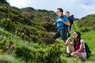 Hiking with children on the Alpe di Siusi